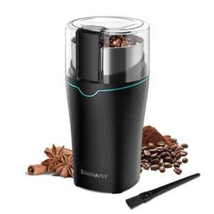 Professional Coffee Grinder with Removable Stainless Steel Cup
