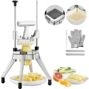 SucceBuy 3/8,1/4 Inch Manual Fruit Vegetable Dicer