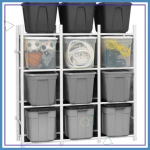 12-Tote Compact Storage Rack