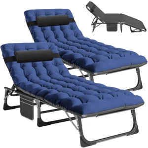 Folding Chaise Patio Lounge Chair